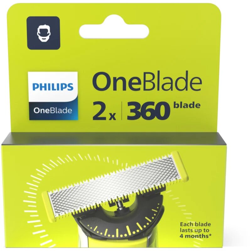 Philips OneBlade 360 QP420/50 tartalék pengék for OneBlade 360 2 db