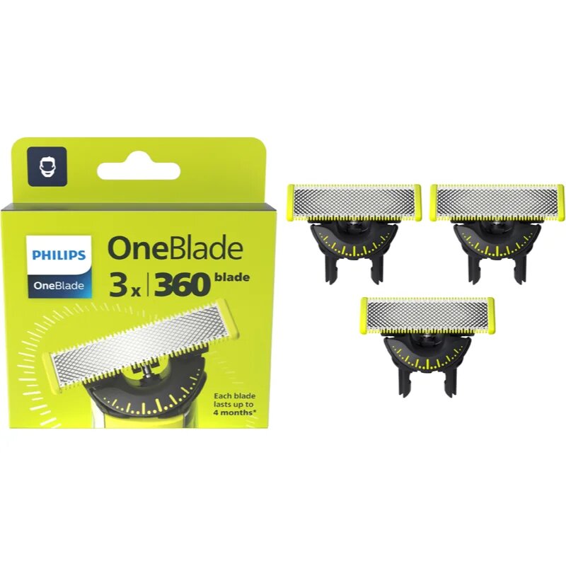 Philips OneBlade 360 QP430/50 tartalék pengék for OneBlade 3 db