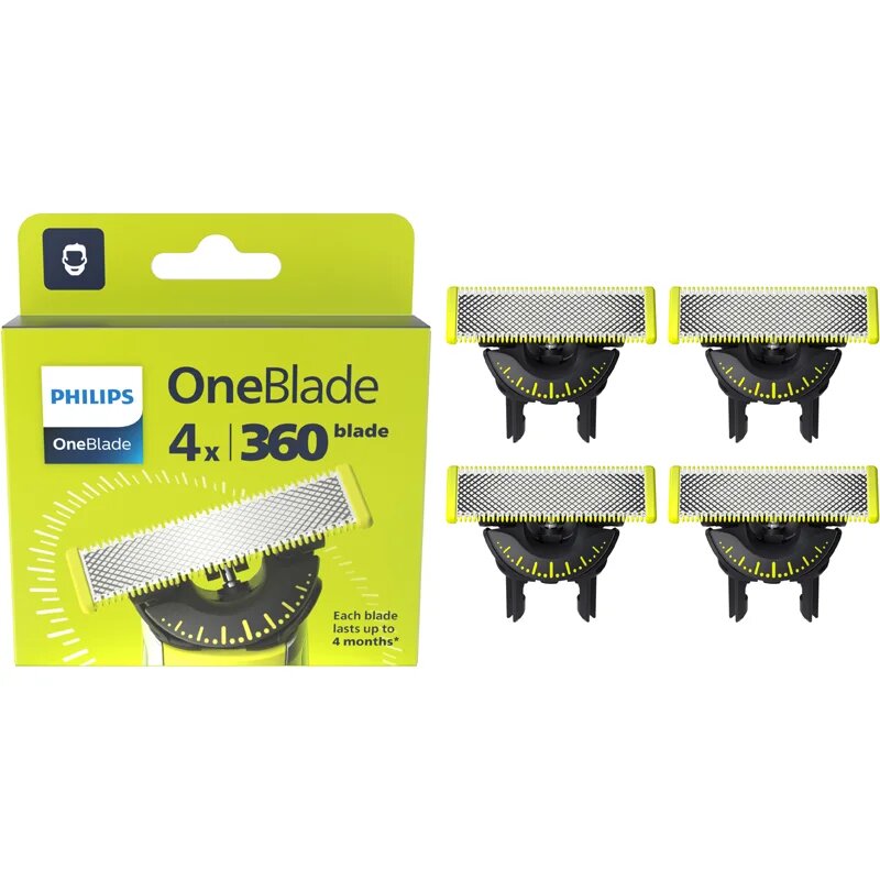Philips OneBlade 360 QP440/50 tartalék pengék for OneBlade 4 db
