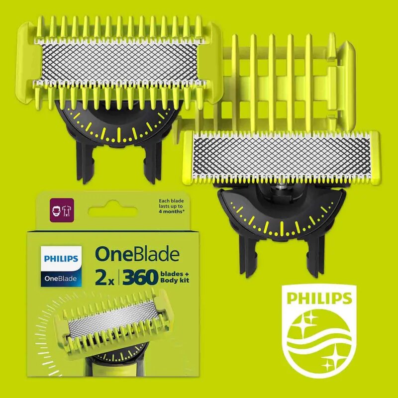 Philips OneBlade 360 QP624/50 tartalék pengék for OneBlade 360 2 db