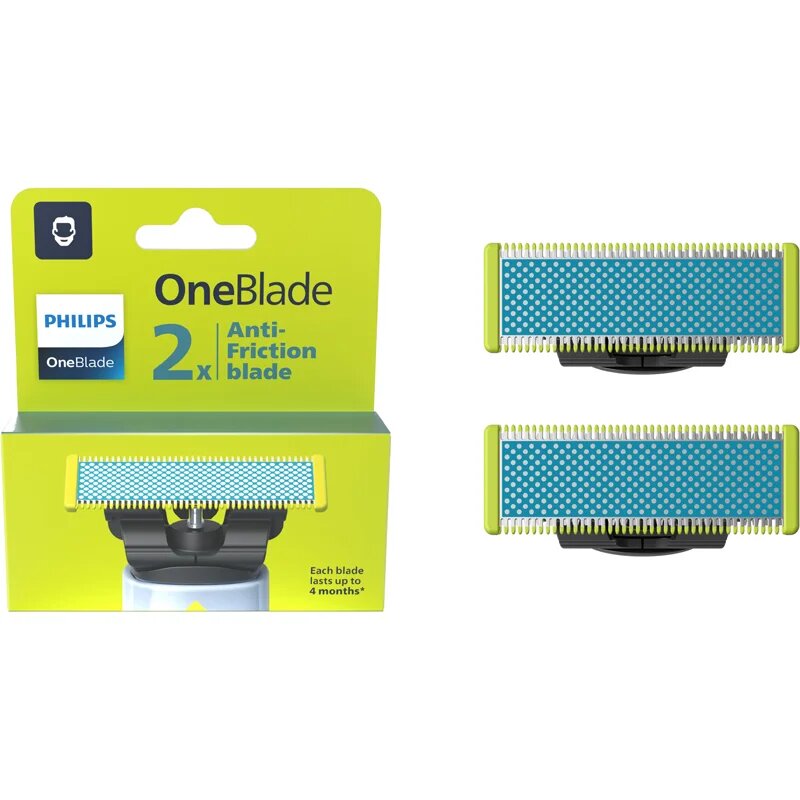 Philips OneBlade Anti-Friction QP225/50 tartalék pengék for OneBlade 2 db