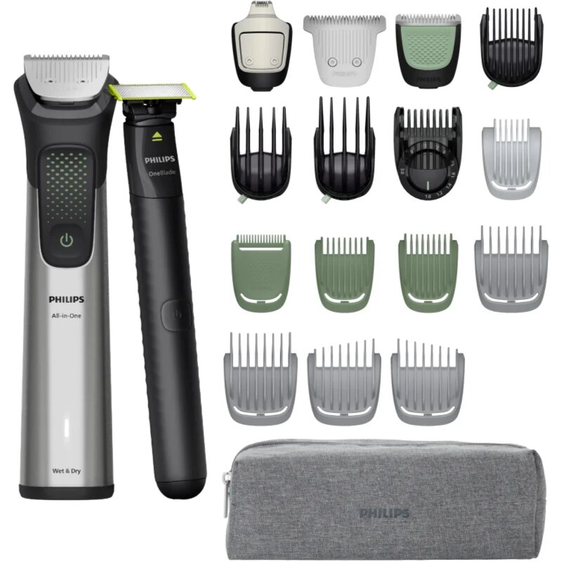 Philips Series 9000 MG9557/15 multifunkciós szőrnyíró + One Blade Face 1 db