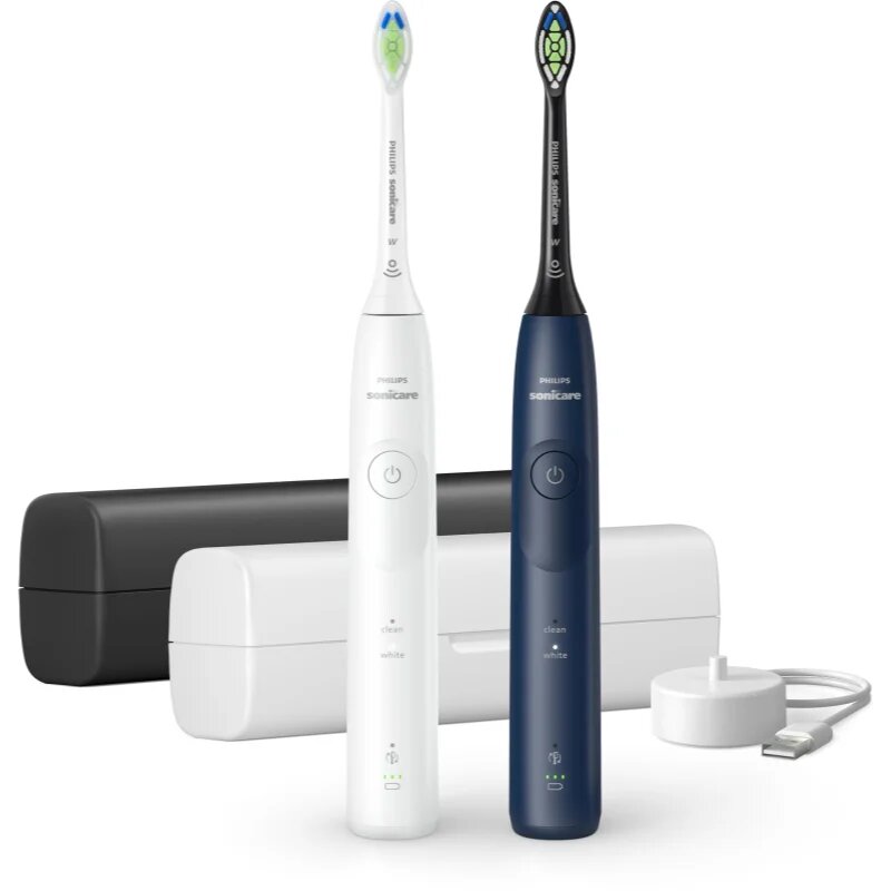 Philips Sonicare 5500 HX7119/01 szónikus elektromos fogkefe 2 test Blue&White 2 db