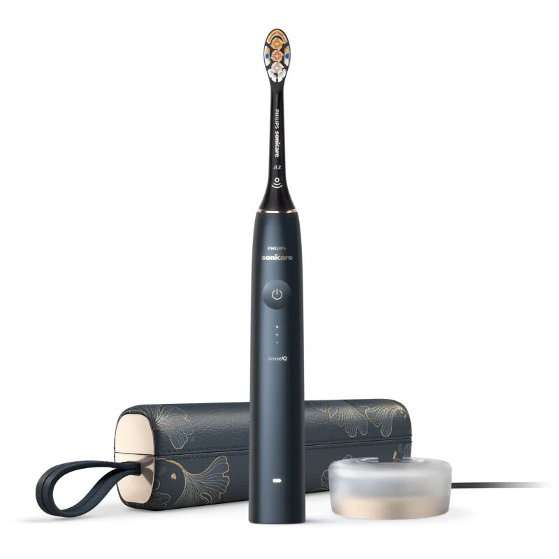 Philips Sonicare 9900 DiamondClean Prestige Limited Edition HX9992/42 Sonic elektromos fogkefe alkalmazással Midnight Blue 1 db