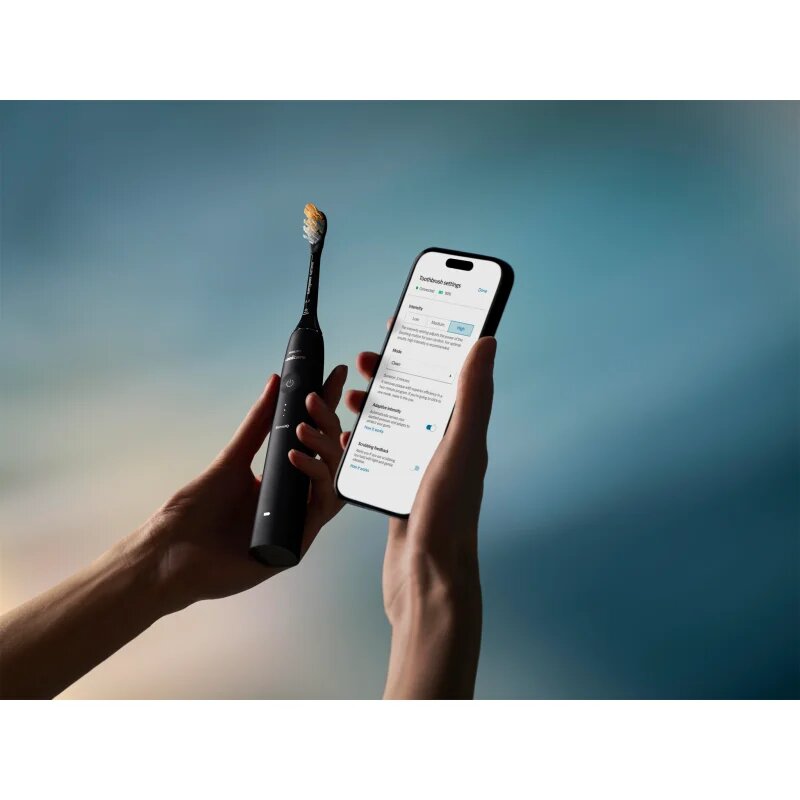 Philips Sonicare 9900 DiamondClean Prestige Limited Edition HX9992/42 Sonic elektromos fogkefe alkalmazással Midnight Blue 1 db