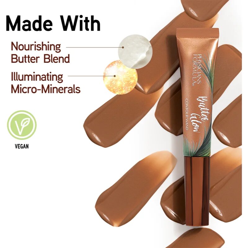 Physicians Formula Butter Glow kontúrozó krém applikátorral árnyalat Medium / Deep 12 ml