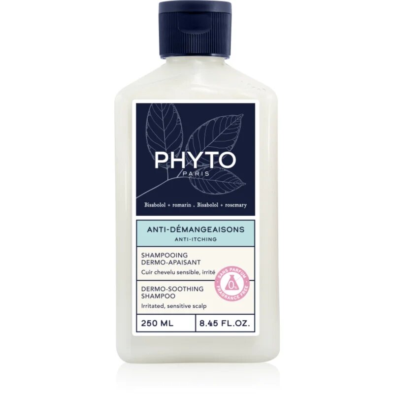 Phyto Anti-Itching Dermo-Soothing Shampoo nyugtató sampon az irritált fejbőrre 250 ml
