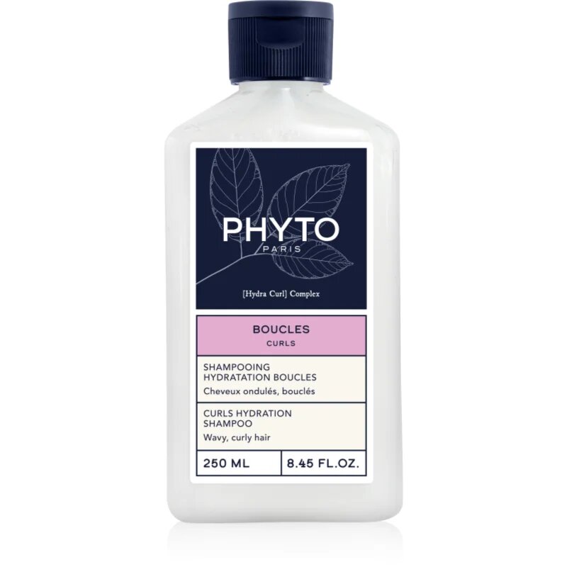 Phyto Curls Hydratation Shampoo hidratáló sampon a hullámos és göndör hajra 250 ml