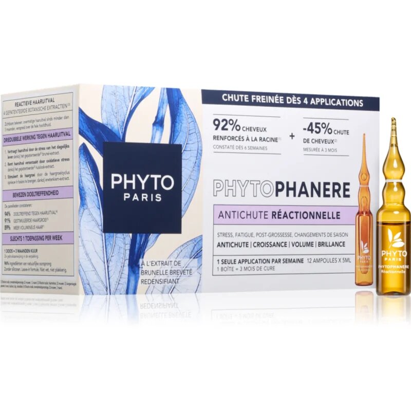 Phyto Phanere Reactive Hair Loss Treatment ampullák hajhullás ellen 12x5 ml