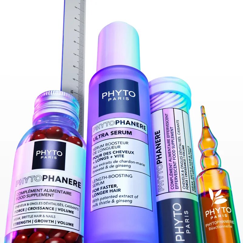 Phyto Phanere Ultra Length-Boosting Serum szérum a haj növekedéséért és megerősítéséért a hajtövektől kezdve 50 ml