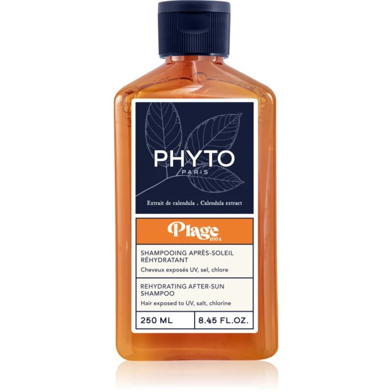 Phyto Plage Rehydrating After-Sun Shampoo napozás utáni sampon nap klór és sós víz által terhelt hajra 250 ml