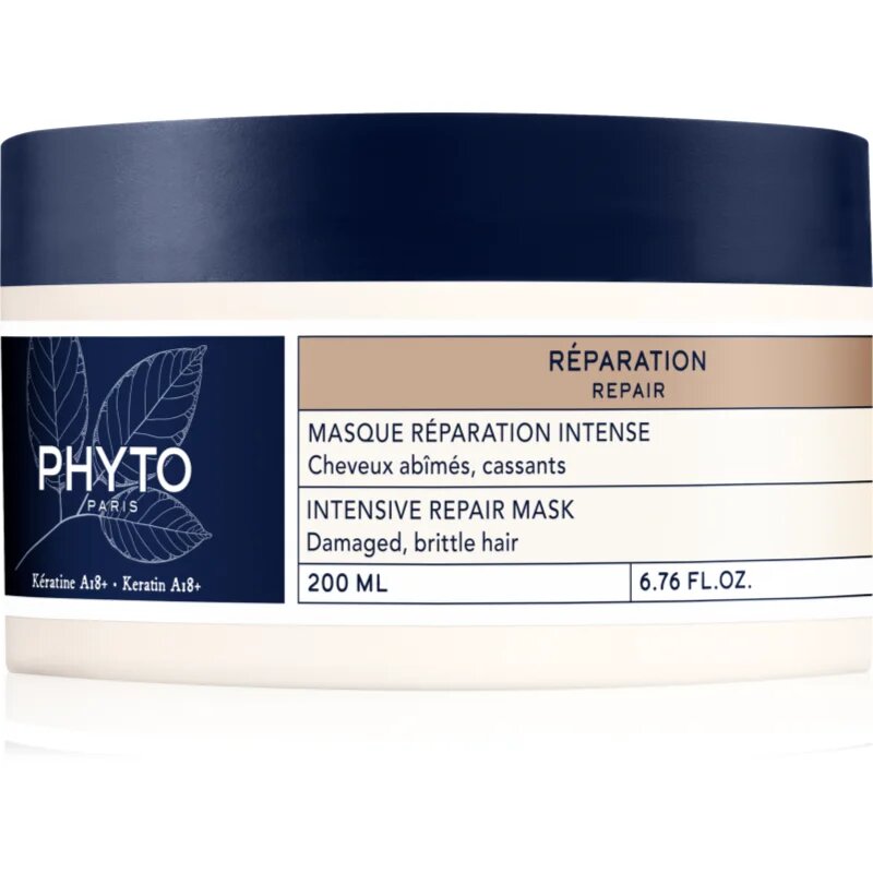 Phyto Repair Intense Repair Mask intenzív fiatalító maszk száraz károsult hajra 200 ml