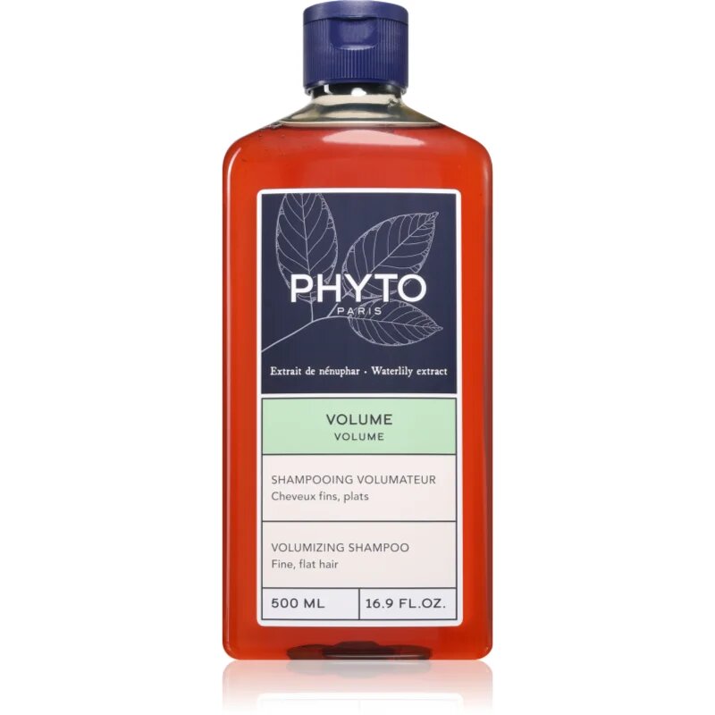 Phyto Volume Volumizing Shampoo sampon világos hajra dús haj a gyökerektől 500 ml