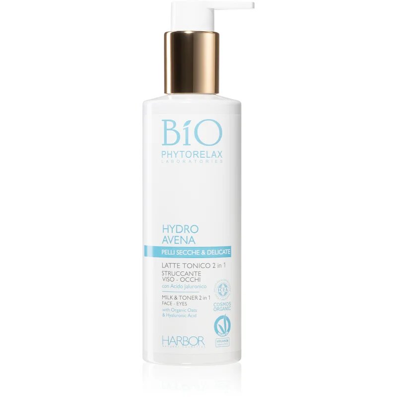 Phytorelax Laboratories Bio Hydro Avena tisztító tej + arc toner 200 ml