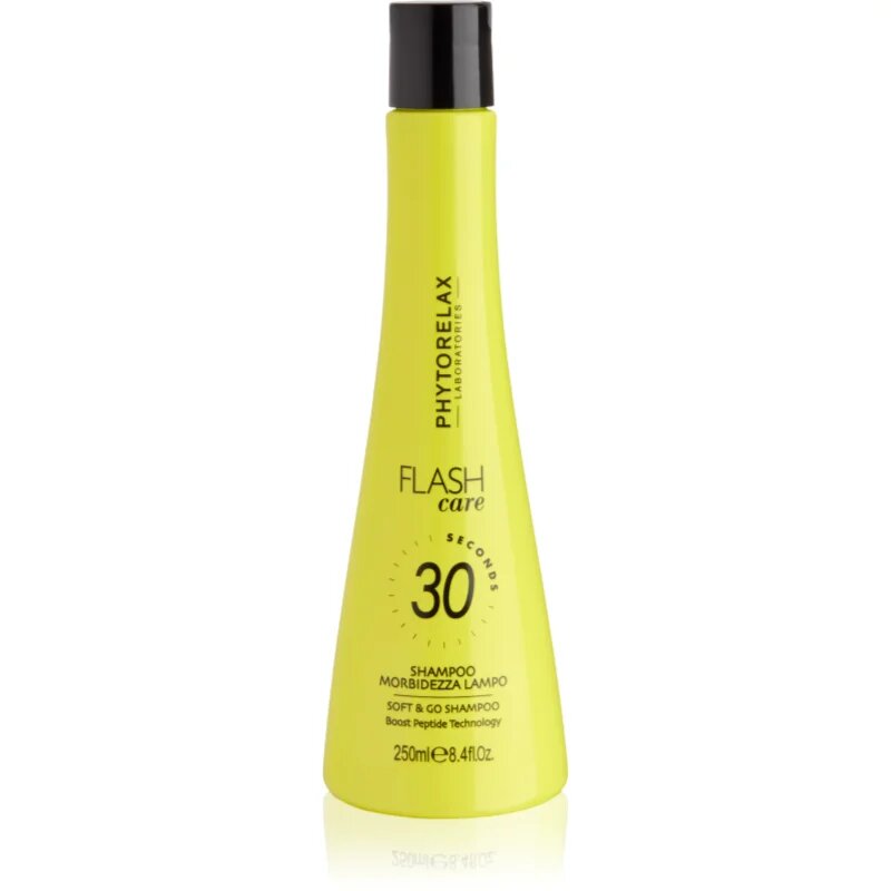 Phytorelax Laboratories Flash Care lágyító sampon a táplálásért és hidratálásért 250 ml