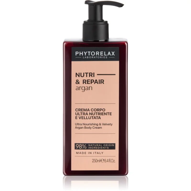 Phytorelax Laboratories Olio Di Argan regeneráló testkrém Argán olajjal 250 ml
