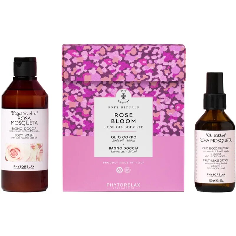 Phytorelax Laboratories Soft Rituals Rose Bloom ajándékszett testre