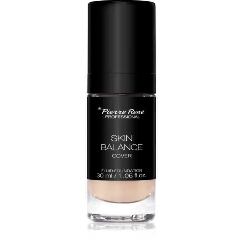 Pierre René Skin Balance Cover vízálló folyékony make-up árnyalat 20 Clear Light 30 ml