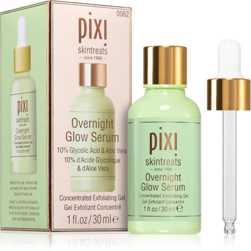 Pixi Overnight Glow Serum éjszakai arcszérum glikolsavval 30 ml