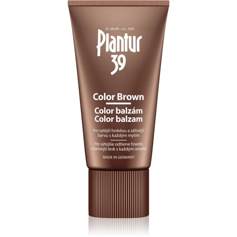 Plantur 39 Color Brown balzsam koffein kivonattal a barna árnyalatú hajra 150 ml