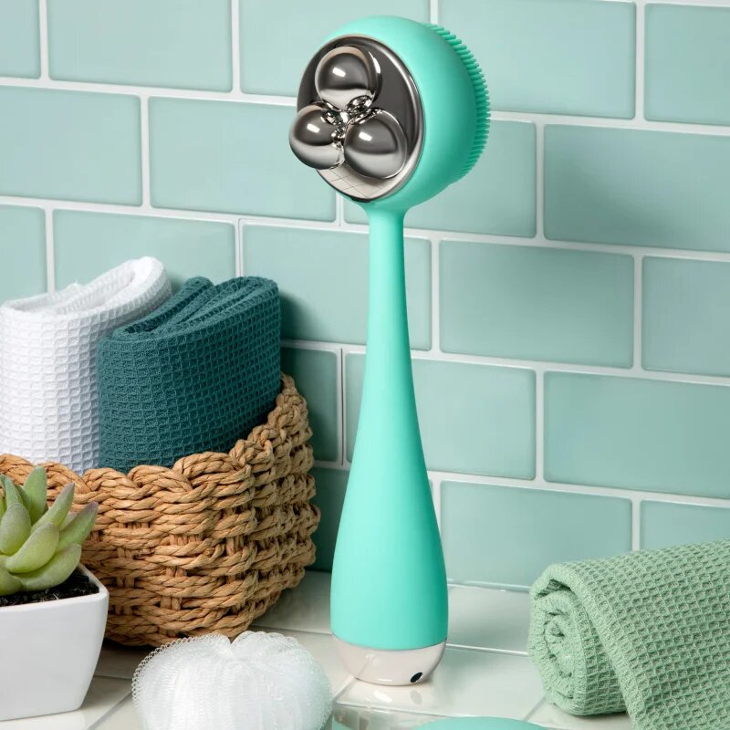 PMD Beauty Relax Body Massager Cserélhető fejek tisztító keféhez Teal 1 db