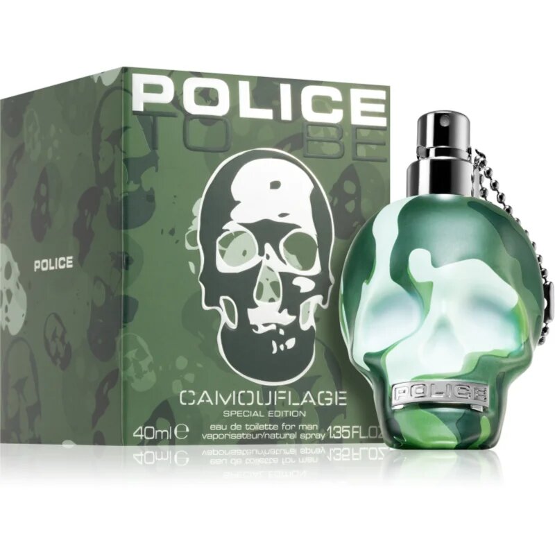 Police To Be Camouflage Eau de Toilette uraknak 40 ml