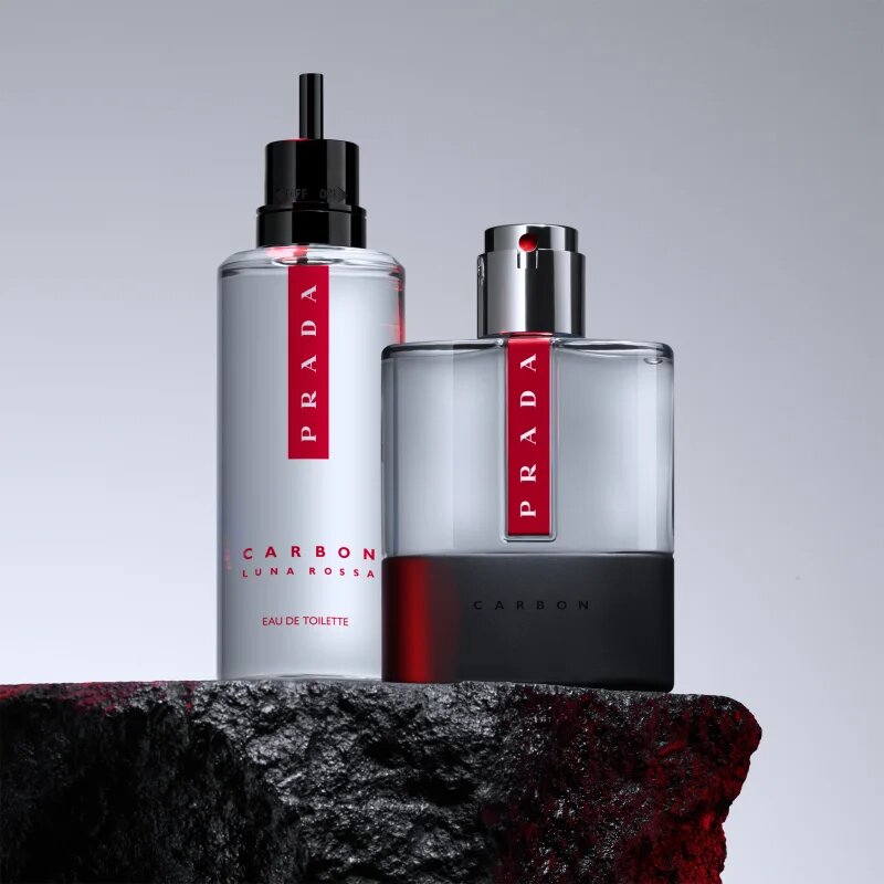 Prada Luna Rossa Carbon Eau de Toilette utántöltő uraknak Refill 150 ml