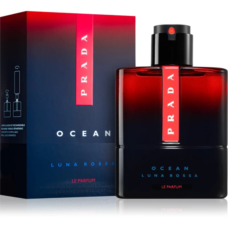 Prada Luna Rossa Ocean parfüm utántölthető uraknak 100 ml
