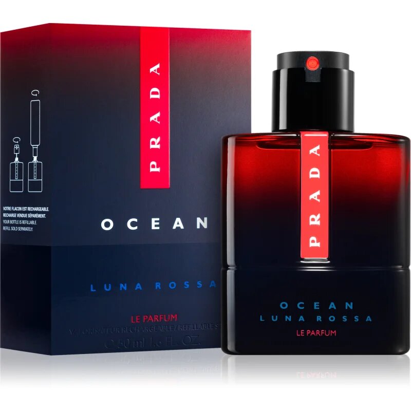 Prada Luna Rossa Ocean parfüm utántölthető uraknak 50 ml