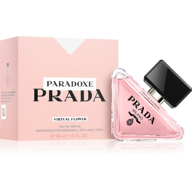 Prada Paradoxe Virtual Flower Eau de Parfum utántölthető hölgyeknek 50 ml