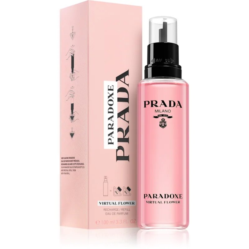 Prada Paradoxe Virtual Flower Eau de Parfum utántöltő hölgyeknek Refill 100 ml