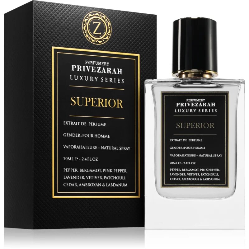 Prive Zarah Superior parfüm kivonat uraknak 70 ml