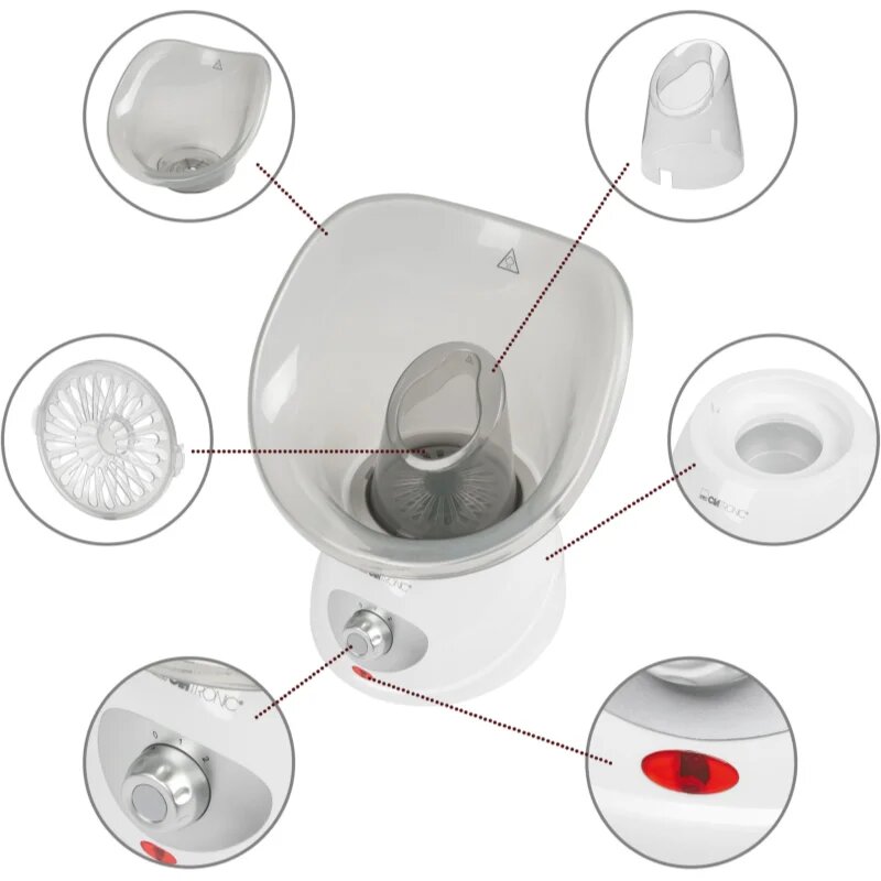 ProfiCare Clatronic GS 3656 szauna az arcra 1 db