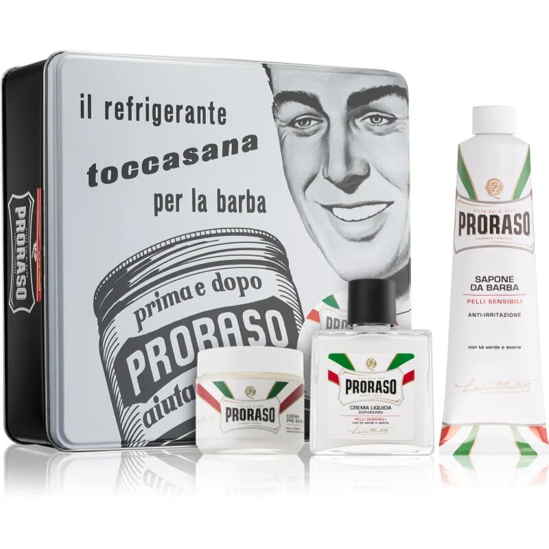 Proraso Sensitive Skin borotválkozási készlet uraknak