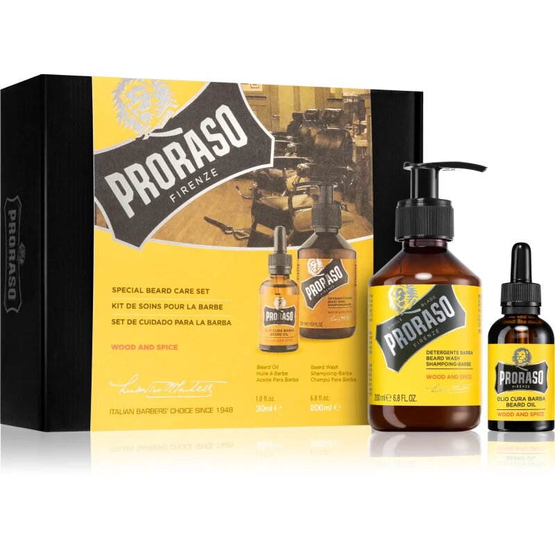 Proraso Wood and Spice ajándékszett szakállra uraknak