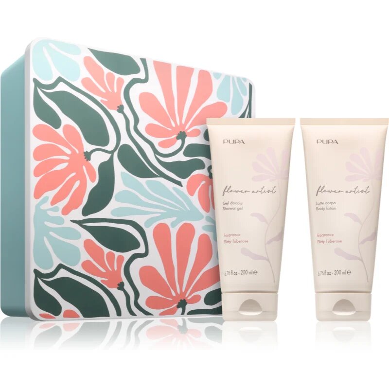 PUPA Milano Flower Artist Kit ajándékszett testre illattal Flirty Tuberose
