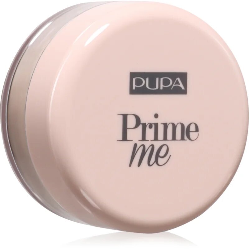 PUPA Milano Prime Me mattító fixáló púder árnyalat 001 Translucent 4.5 g