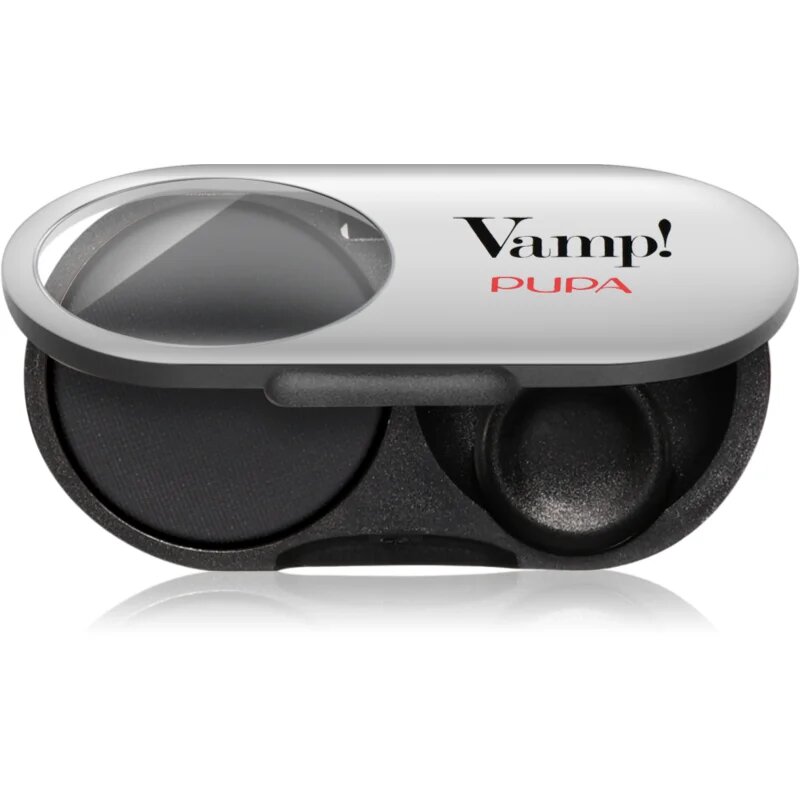 PUPA Milano Vamp! Radiant Baked Eyeshadow tartósan tündöklő szemhéjfestékek árnyalat 300 Blackout - MATT 1 g