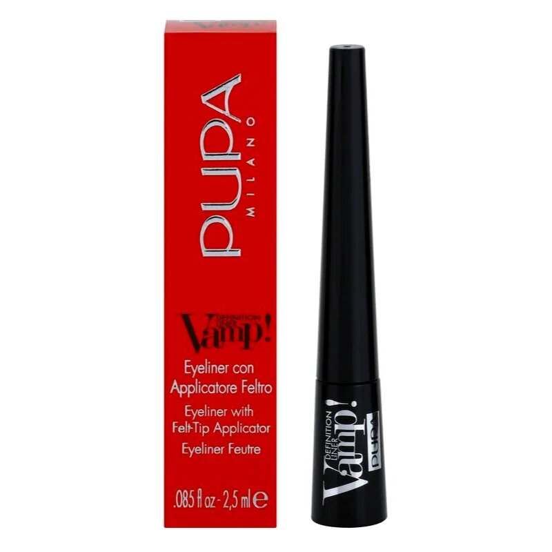 PUPA Milano Vamp! szemhéjtus 100 - Extra Black 2.5 ml