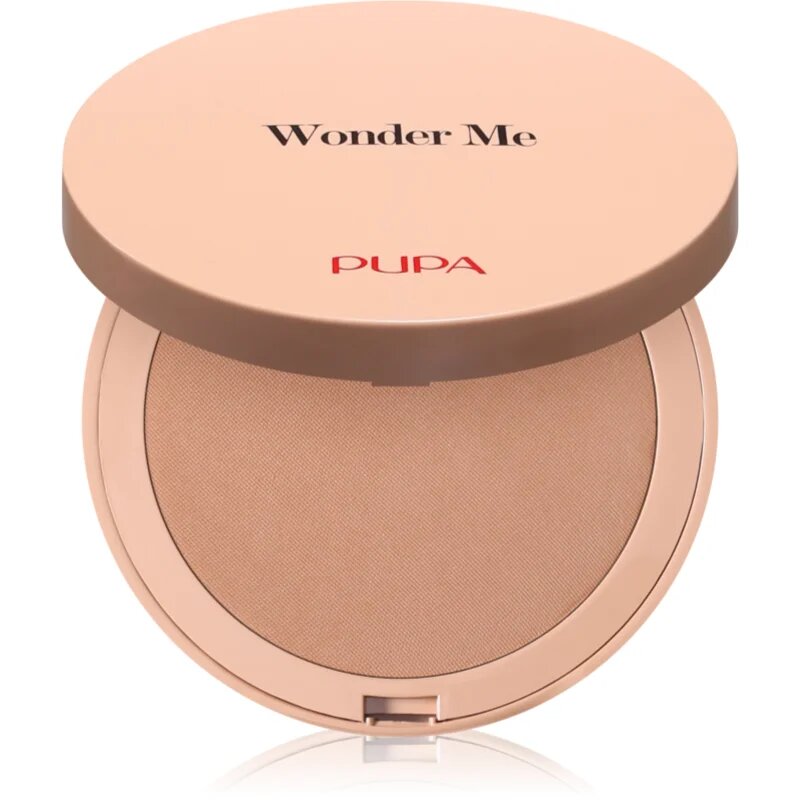 PUPA Milano Wonder Me Bronzer kompakt bronz púder a tökéletes bőrért árnyalat 001 - Light Neutral 7.5 g