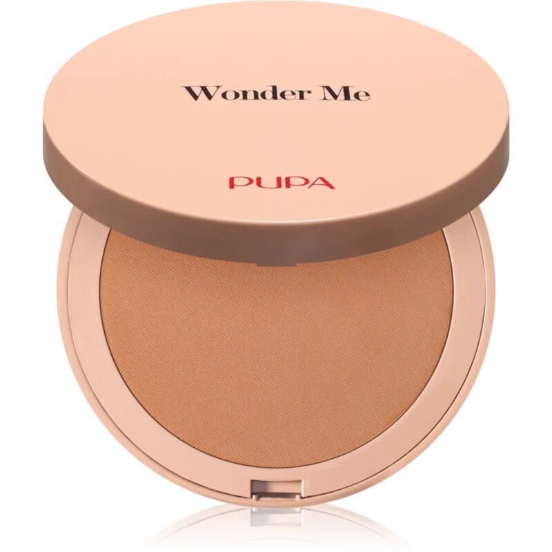 PUPA Milano Wonder Me Bronzer kompakt bronz púder a tökéletes bőrért árnyalat 002 - Medium Warm 7.5 g