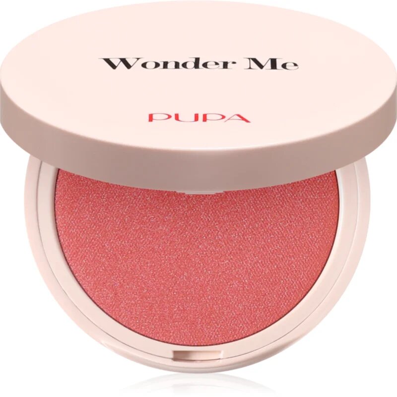 PUPA Milano Wonder Me Natural Effect Blush kompakt arcpirosító természetes hatásért árnyalat 005 Deep Passion - Matt 4 g