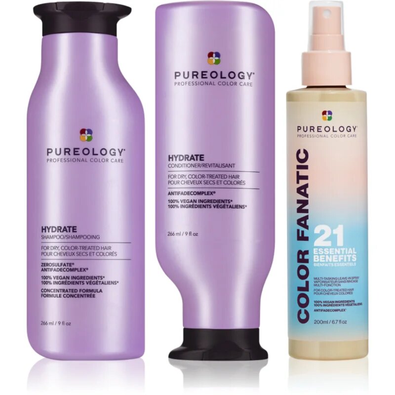 Pureology Hydrate full routine szett a hidratálásért és a fényért minden hajtípusra