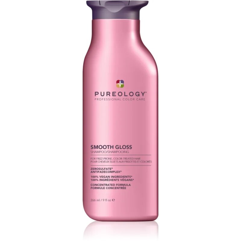Pureology Smooth Gloss élénkítő sampon hajra hölgyeknek 266 ml