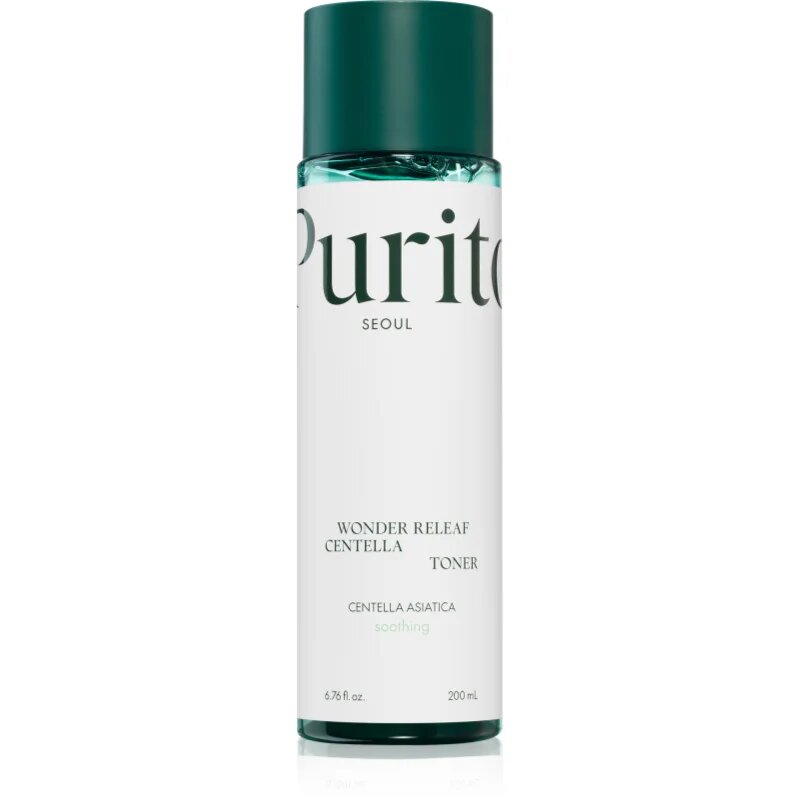 Purito Wonder Releaf Centella Toner hidratáló tonik az érzékeny bőr megnyugtatásához és erősítéséhez 200 ml