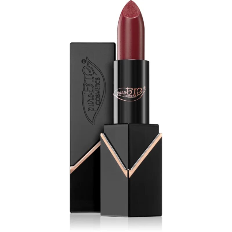 puroBIO Cosmetics Creamy Matte krémes rúzs árnyalat 101 Rosa Nude 4.4 g