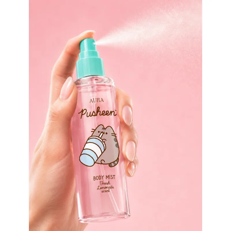 Pusheen Aura testápoló spray hölgyeknek 100 ml