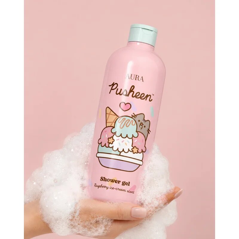 Pusheen Raspberry Ice-Cream tusfürdő gél 500 ml