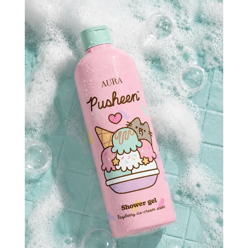 Pusheen Raspberry Ice-Cream tusfürdő gél 500 ml
