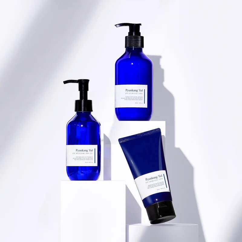 Pyunkang Yul ATO Blue Label nyugtató krém a száraz és érzékeny bőrre 120 ml